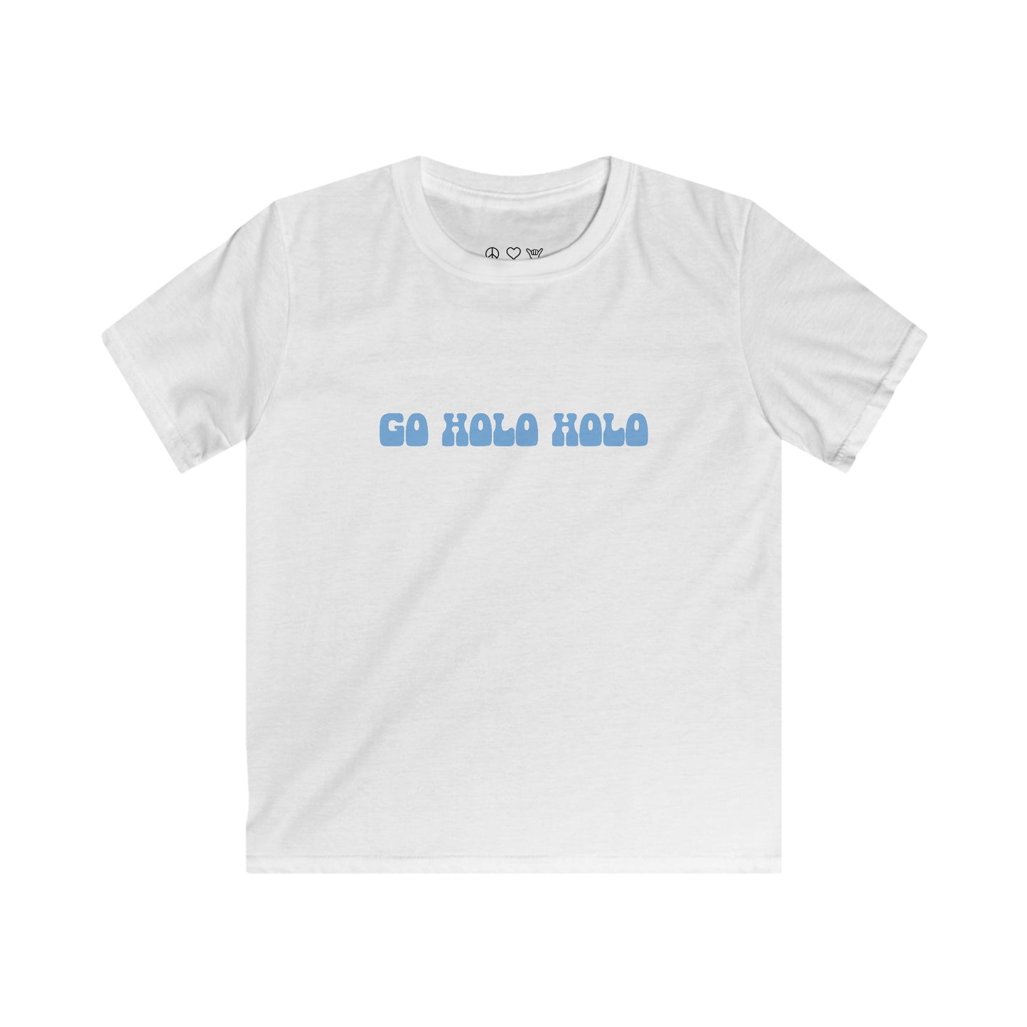 Go Holo Holo Kids Tee, Fun T-Shirt for Playtime, Birthday Gift, Summer Outfit, Kids Fashion, Casual Wear