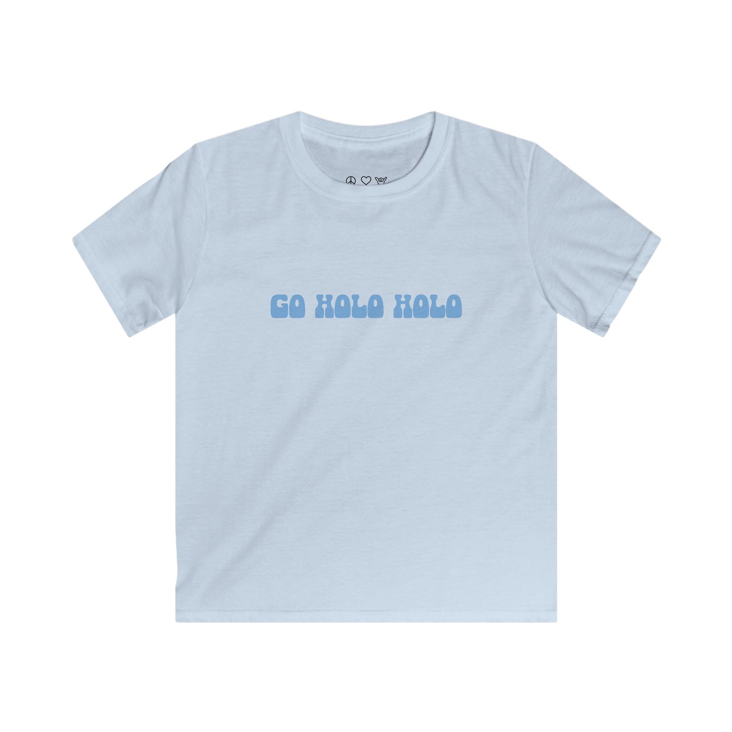 Go Holo Holo Kids Tee, Fun T-Shirt for Playtime, Birthday Gift, Summer Outfit, Kids Fashion, Casual Wear