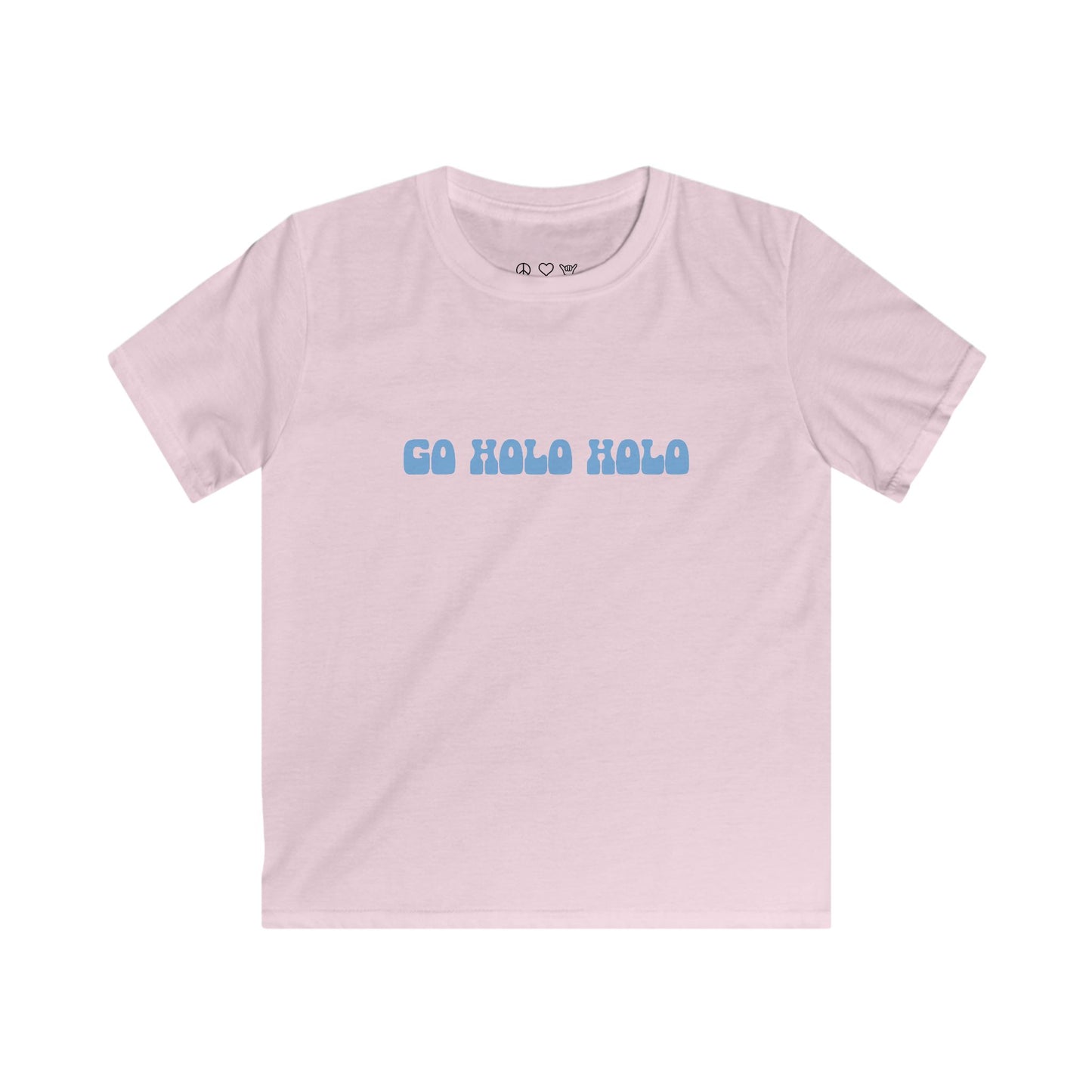 Go Holo Holo Kids Tee, Fun T-Shirt for Playtime, Birthday Gift, Summer Outfit, Kids Fashion, Casual Wear