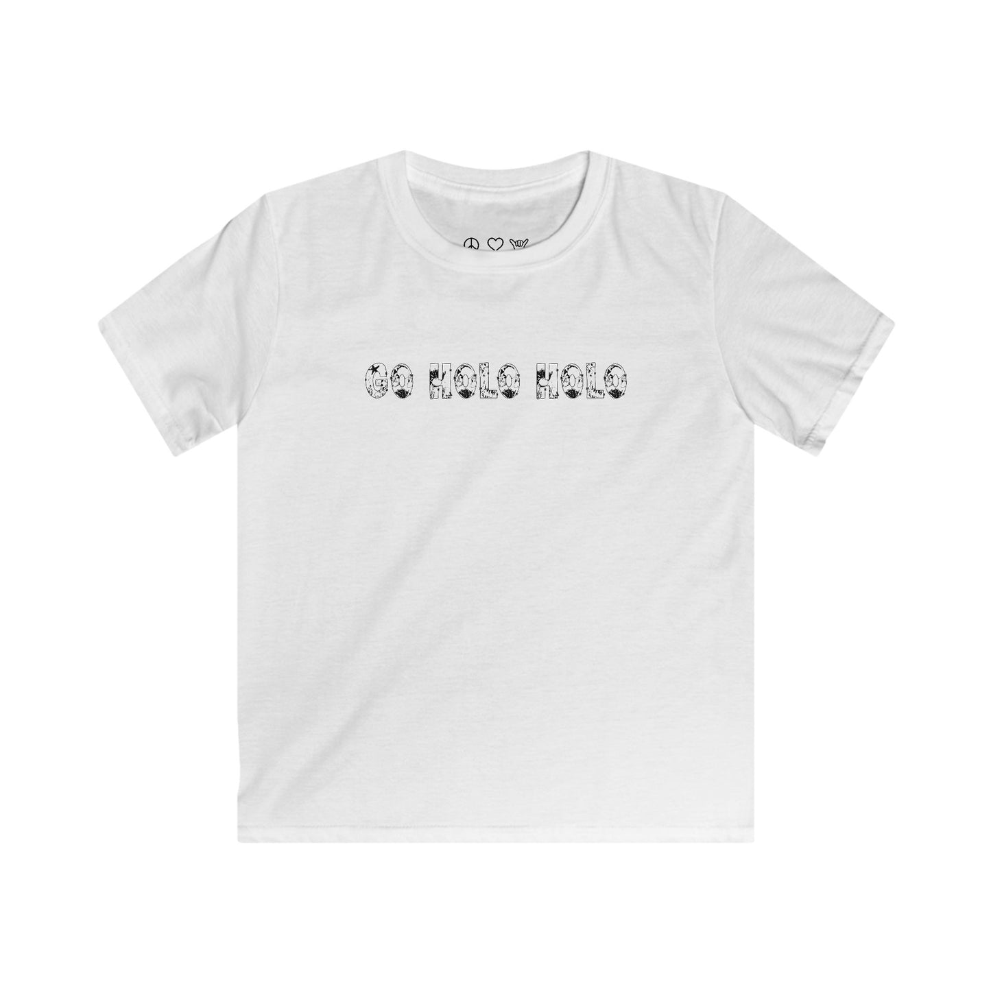 Go Holo Holo Ocean Theme Kids Soft Tee