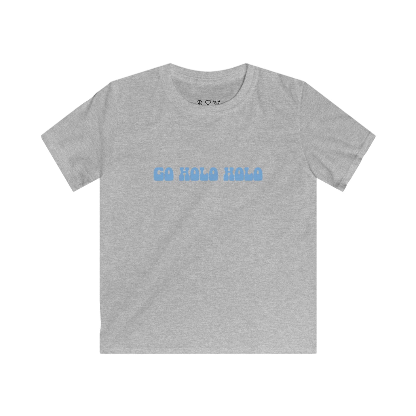 Go Holo Holo Kids Tee, Fun T-Shirt for Playtime, Birthday Gift, Summer Outfit, Kids Fashion, Casual Wear