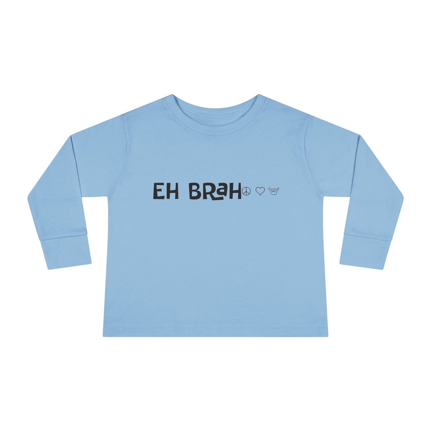 Toddler Long Sleeve Tee - EH BRAH Peace Love Shaka