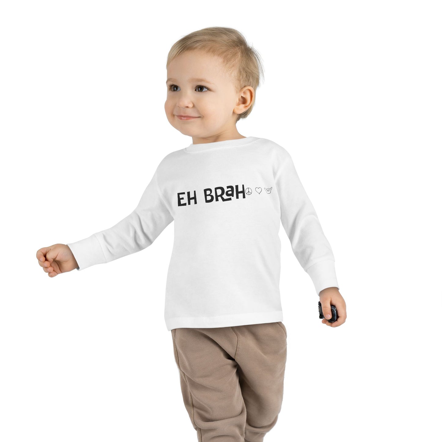 Toddler Long Sleeve Tee - EH BRAH Peace Love Shaka
