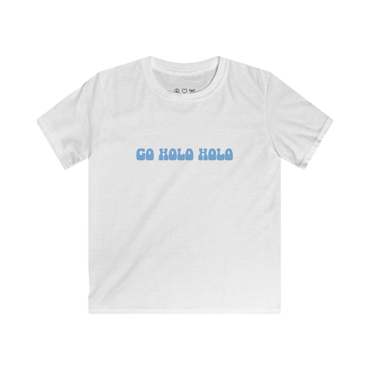 Go Holo Holo Kids Tee, Fun T-Shirt for Playtime, Birthday Gift, Summer Outfit, Kids Fashion, Casual Wear