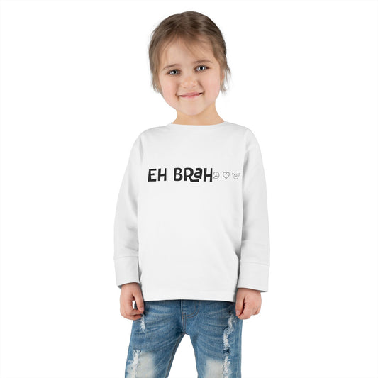 Toddler Long Sleeve Tee - EH BRAH Peace Love Shaka