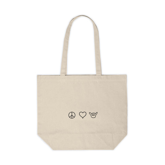 Canvas Shopping Tote